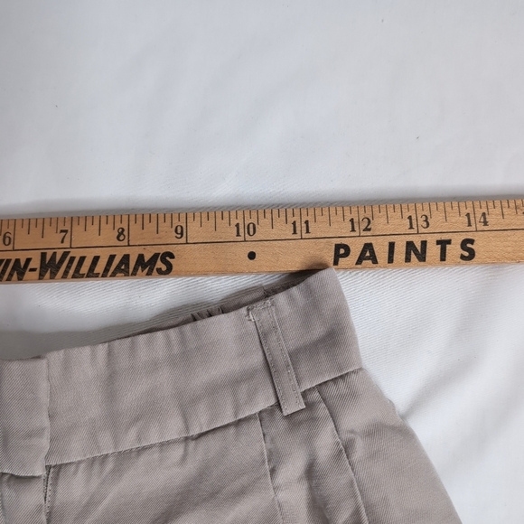 DYNAMITE Pleated Bermuda Boy Shorts, Size XS, classic stone beige - Picture 7 of 9